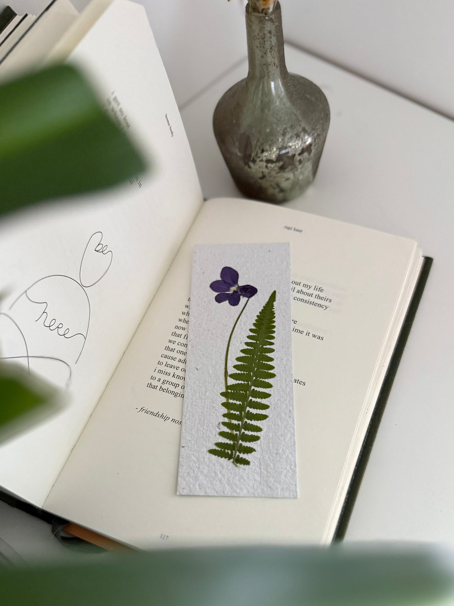 Violet Fern - Plantable Bookmark