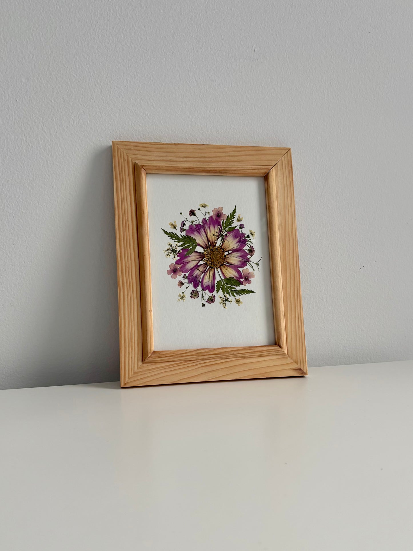 Cosmos - Cadre de Fleurs Pressées