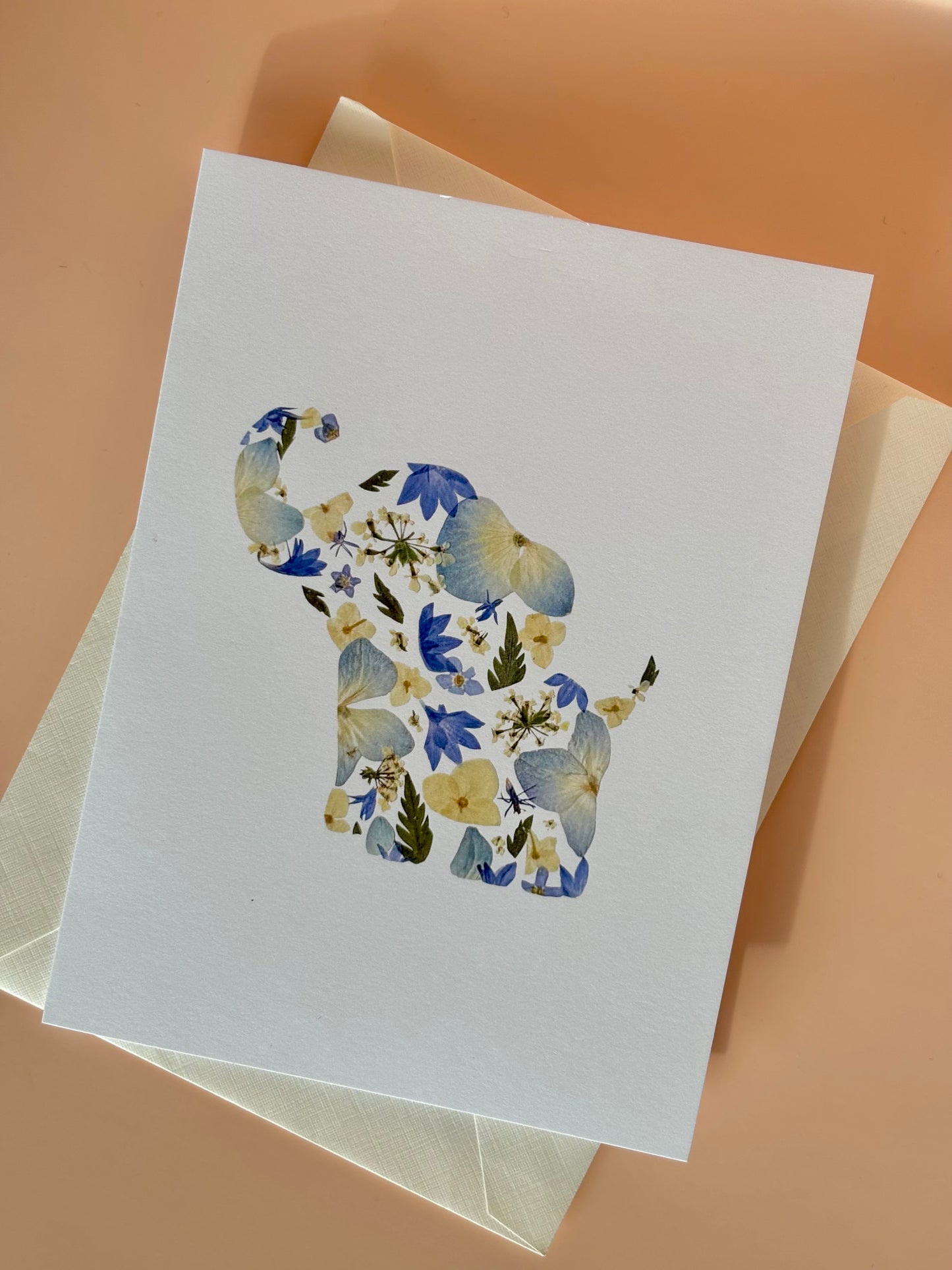 Carte de vœux - Éléphant