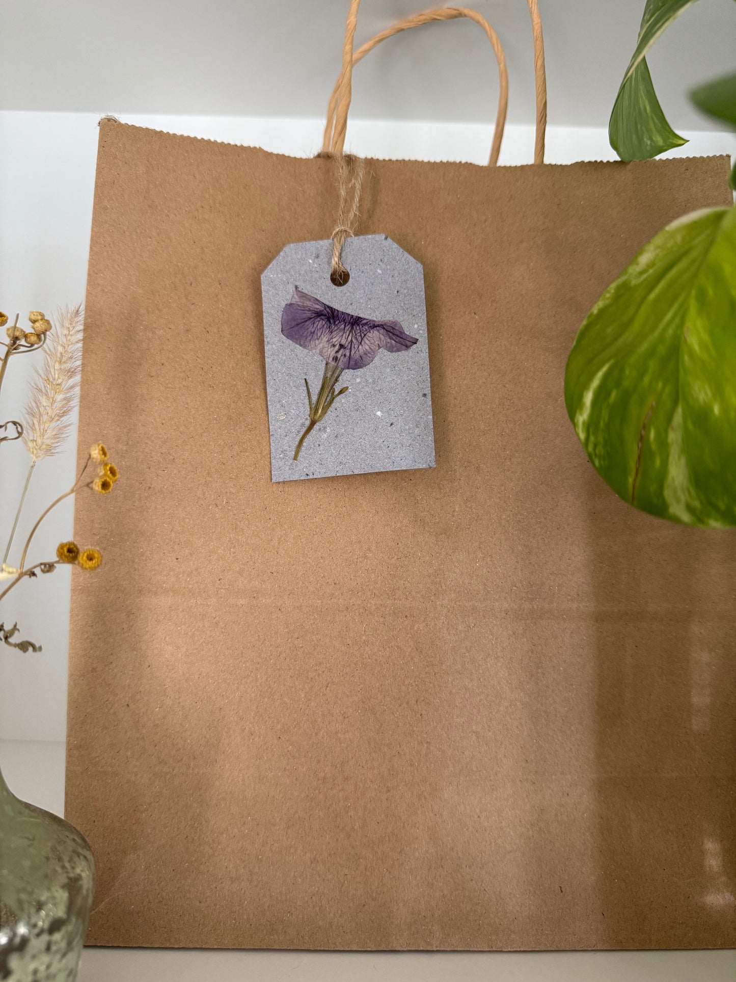Plantable Gift Tag - Mauve