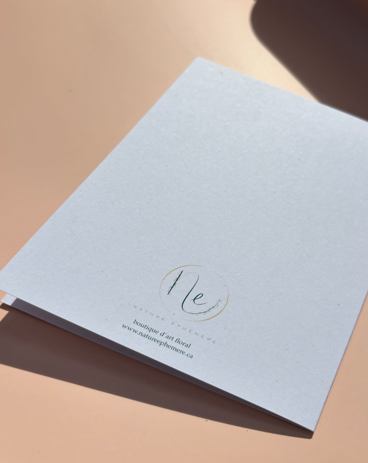 Carte de vœux -M comme merveilleuse