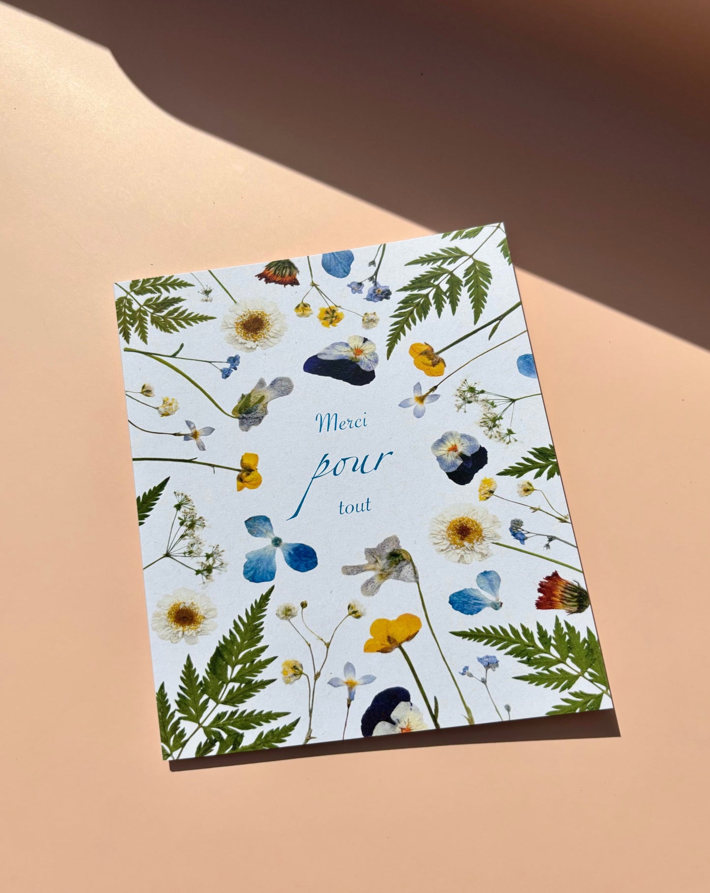 Carte de vœux - Merci pour tout