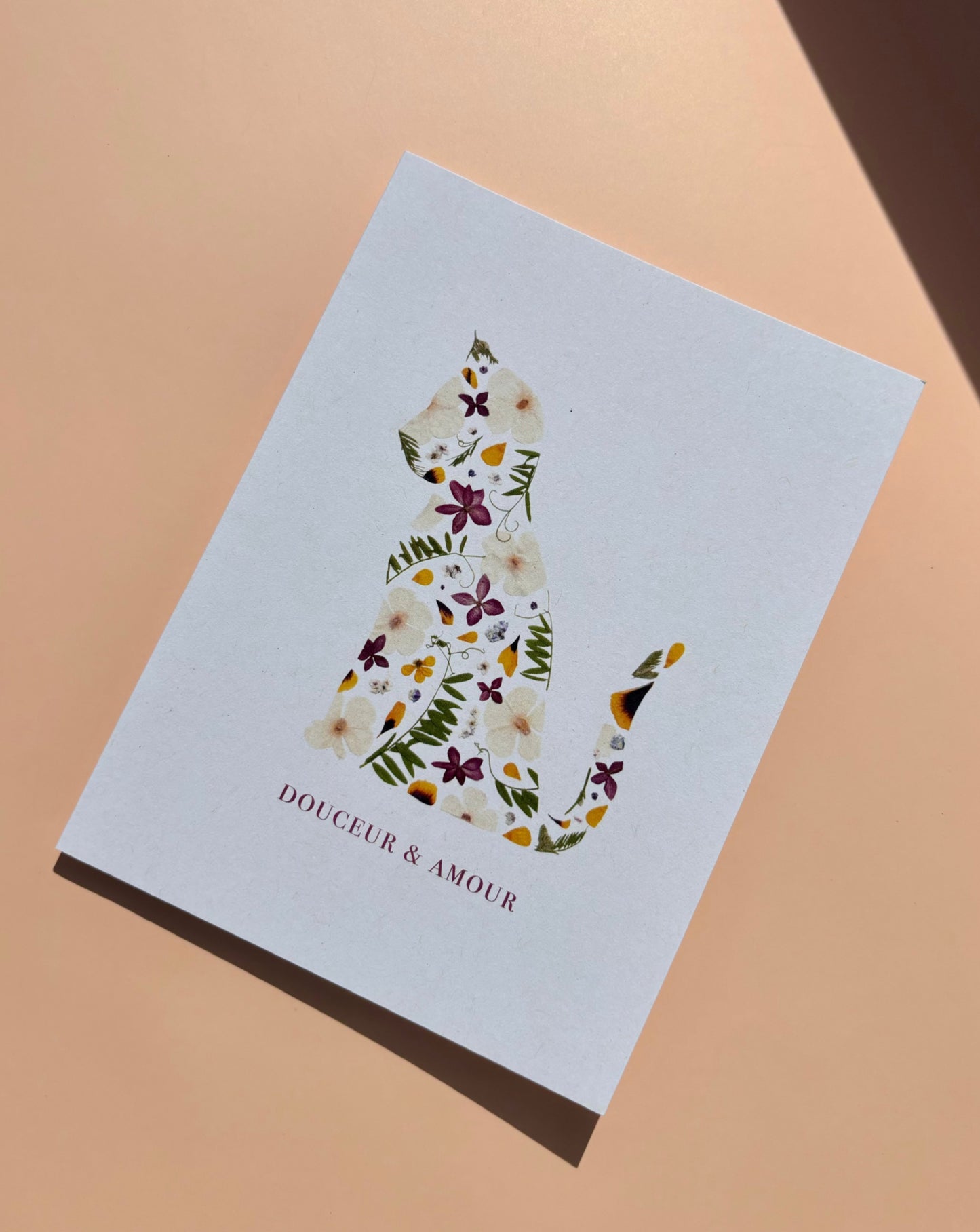 Carte de vœux - Douceur et Amour
