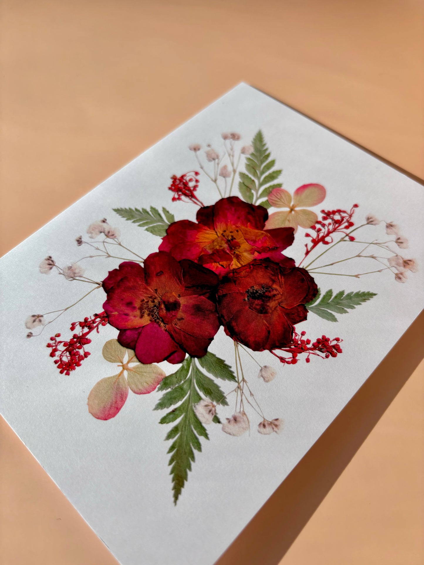 Carte de vœux - Bouquet de Noël