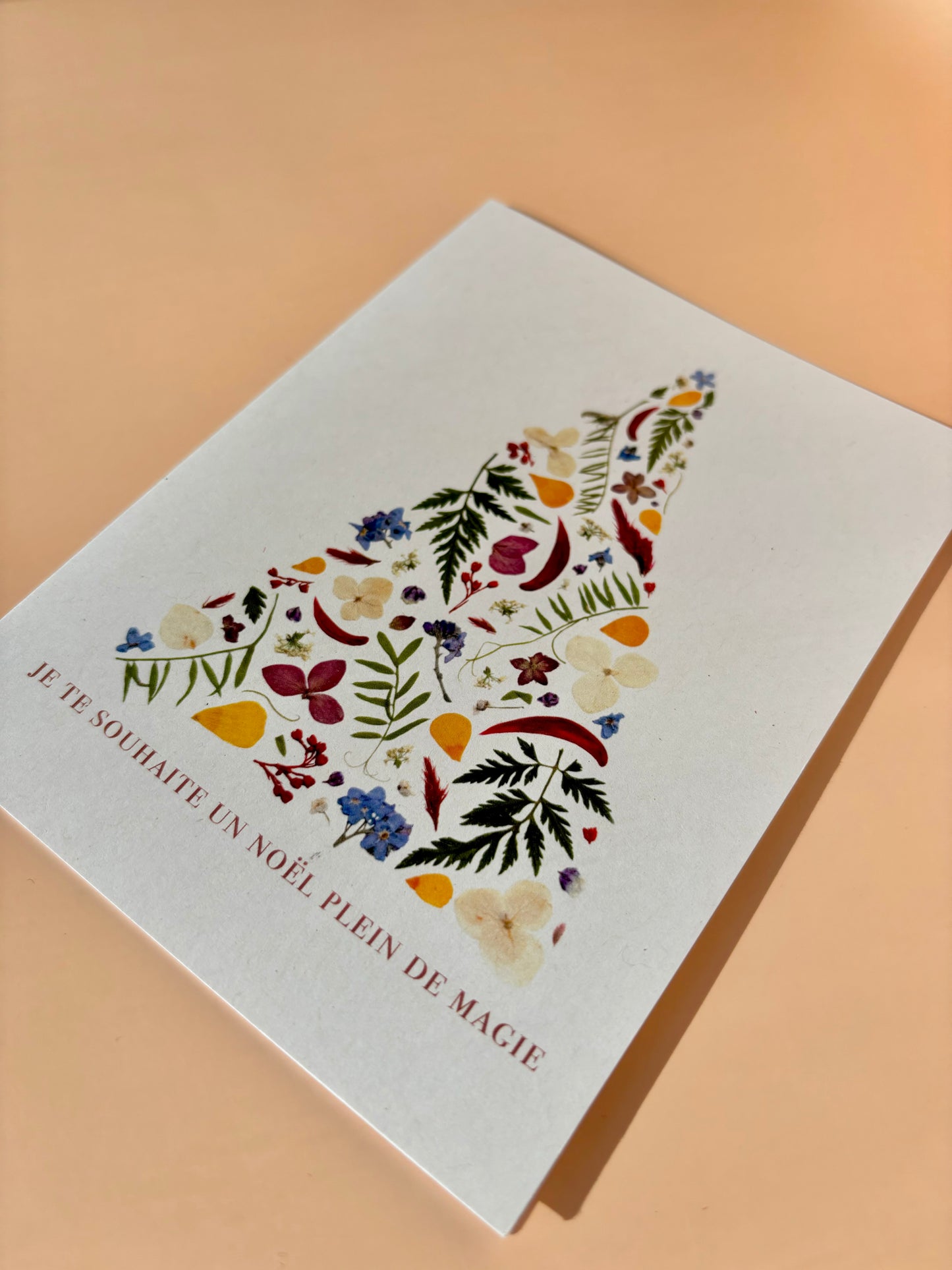 Carte de vœux - Je te souhaite un Noël plein de magie