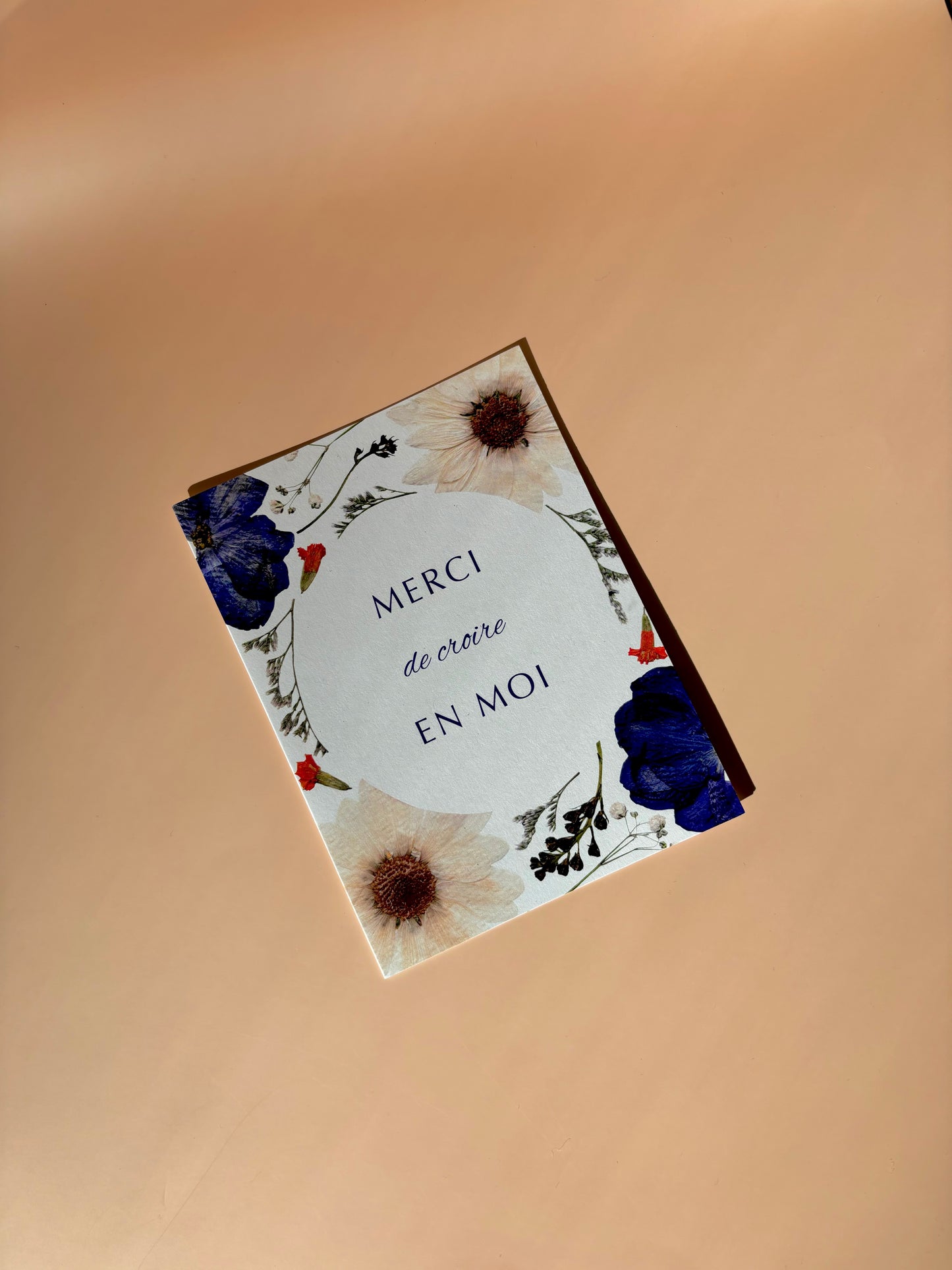 Greeting Card - Thank you for believing in me