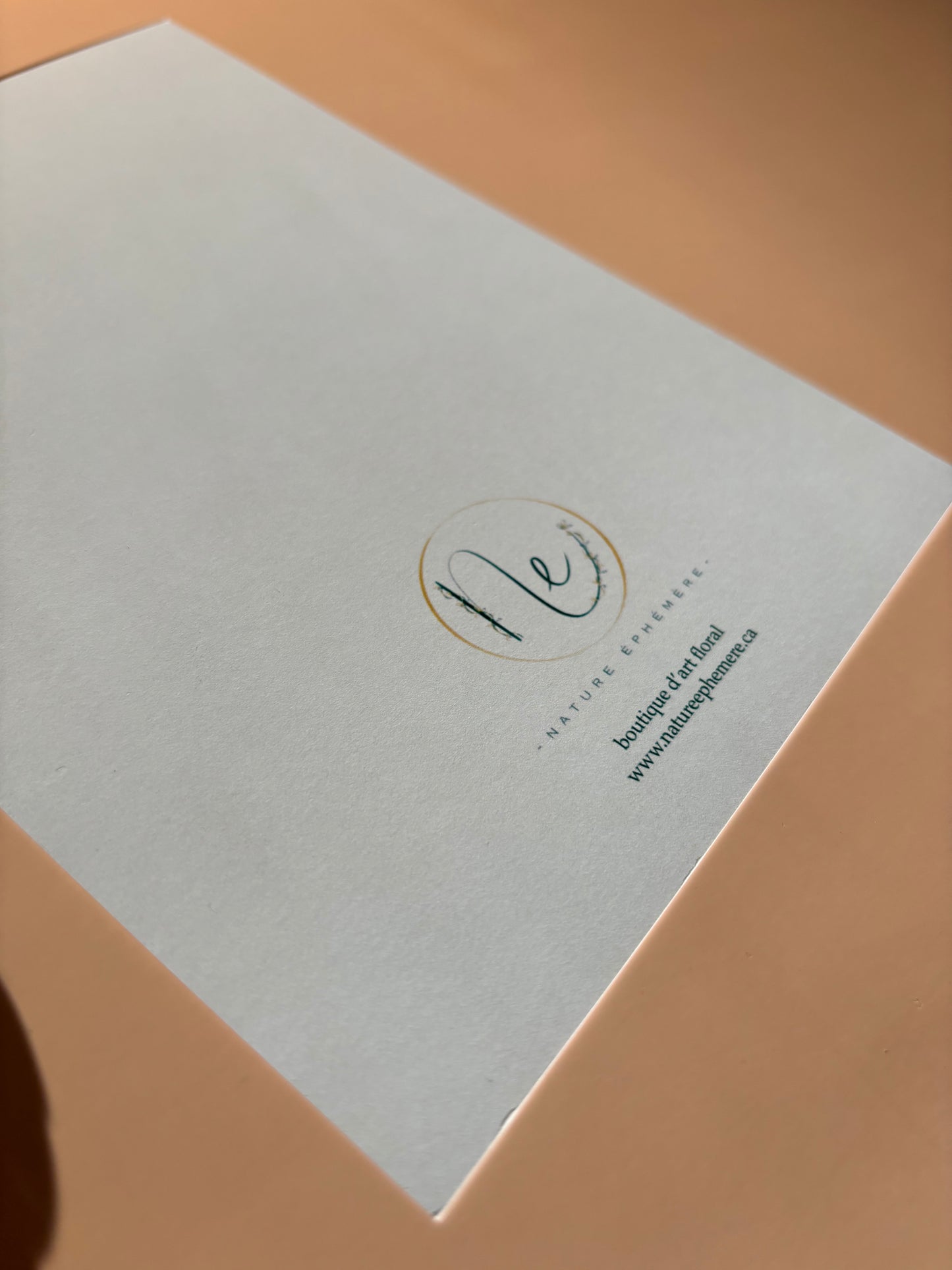 Affiche Florale - Coeur Myosotis