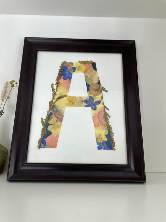 A - Pressed Flower Frame