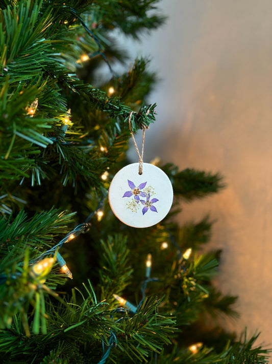 Ornement Fleurs Pressées - Bourrache