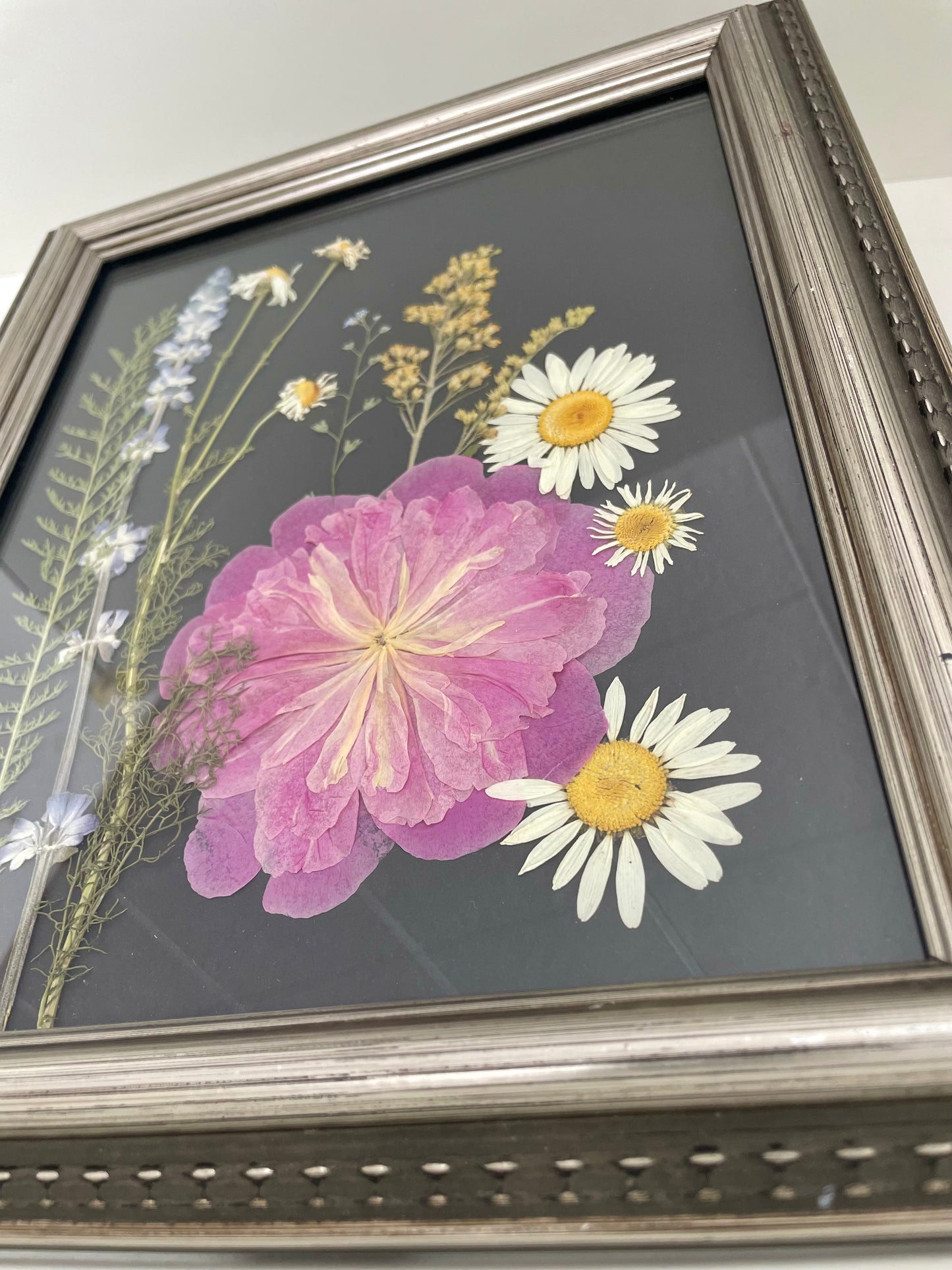 Peony Bouquet - Pressed Flower Frame