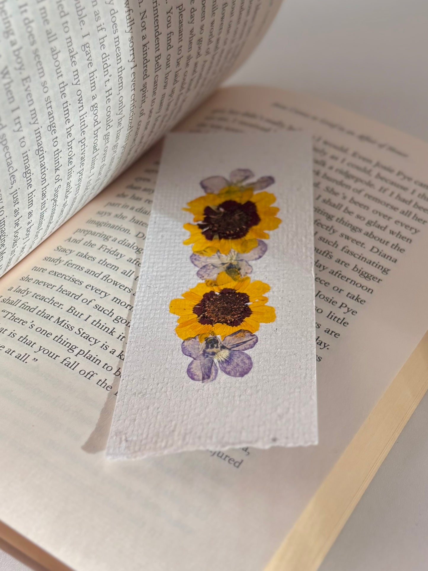 Plantable Bookmark - Violet & Coreopsis