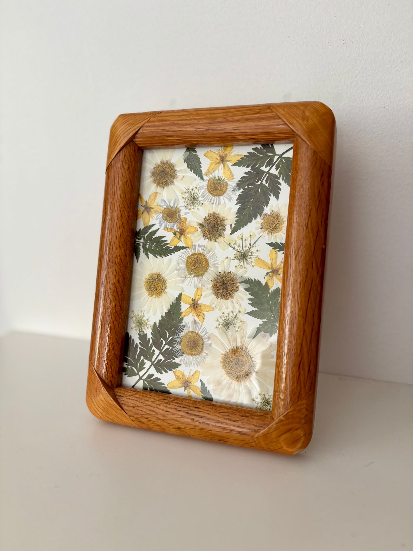 “Daisy Chaos” - Pressed Flower Frame