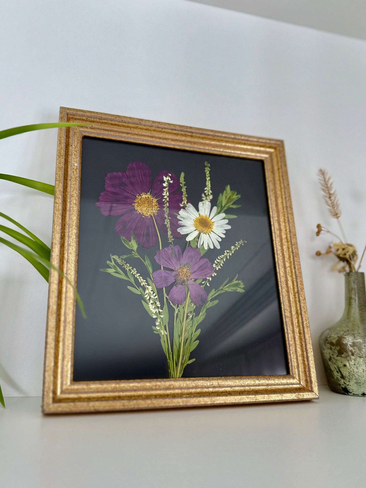 Cosmos Bouquet - Pressed Flower Frame