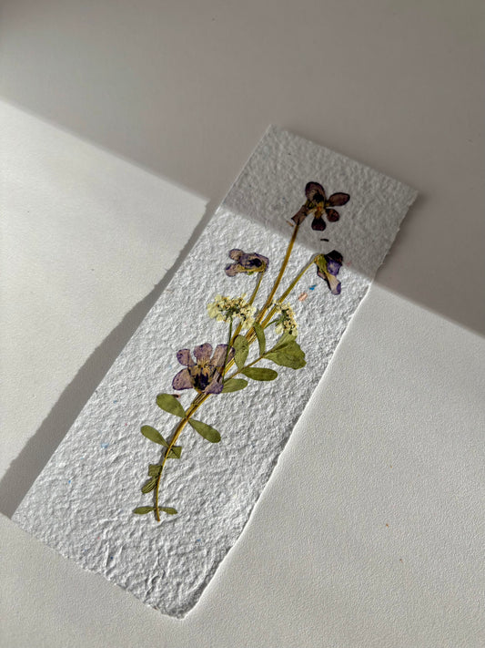 Plantable Bookmark - Violets