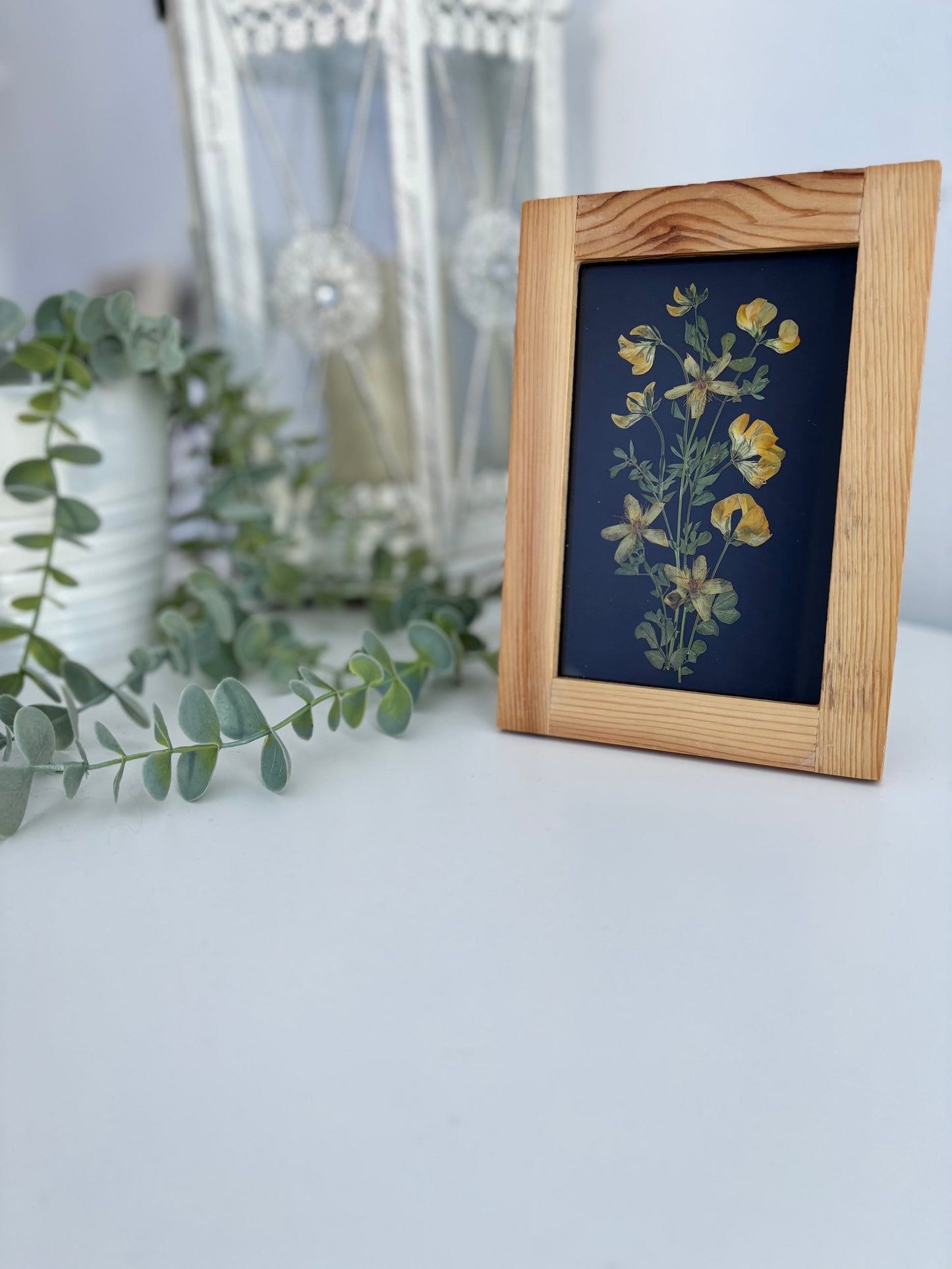 Yellow Bouquet - Pressed Flower Frame