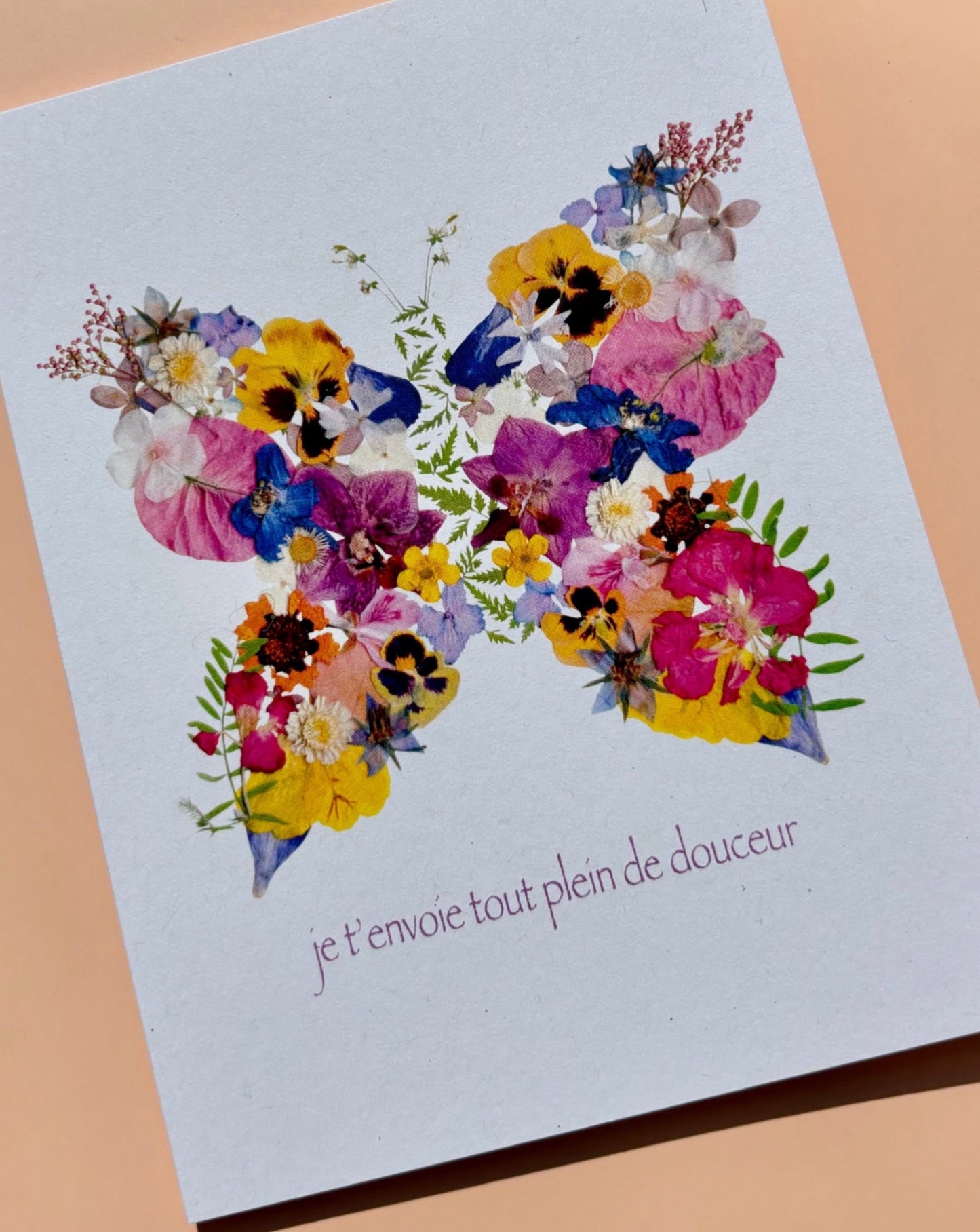 Greeting card - Je t'envoie tout plein de douceur