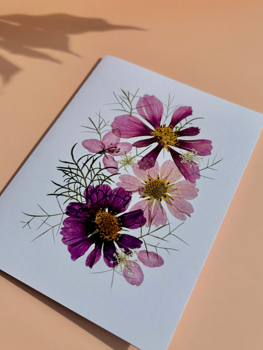 Greeting Card - Cosmos