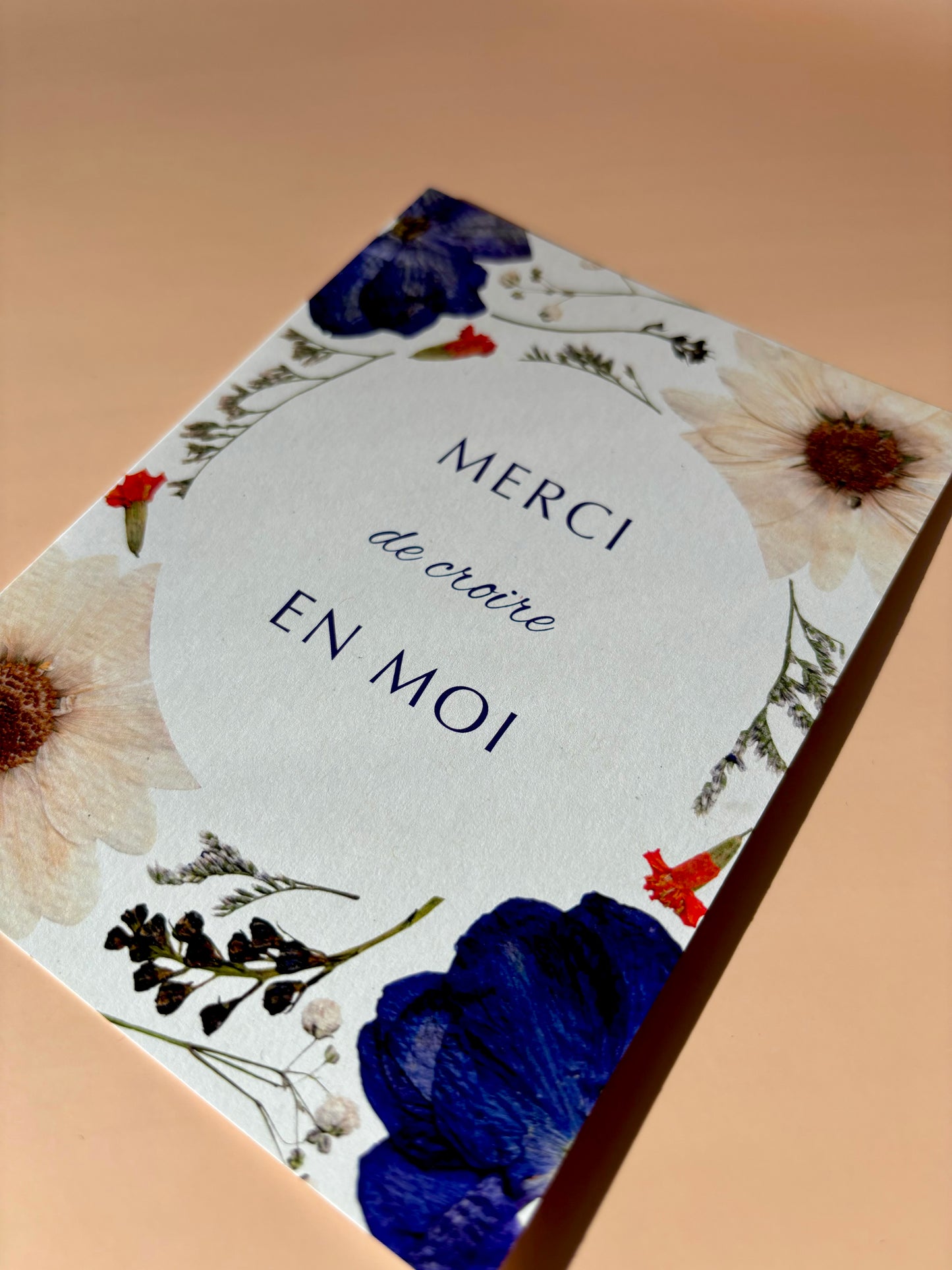 Greeting Card - Merci de croire en moi