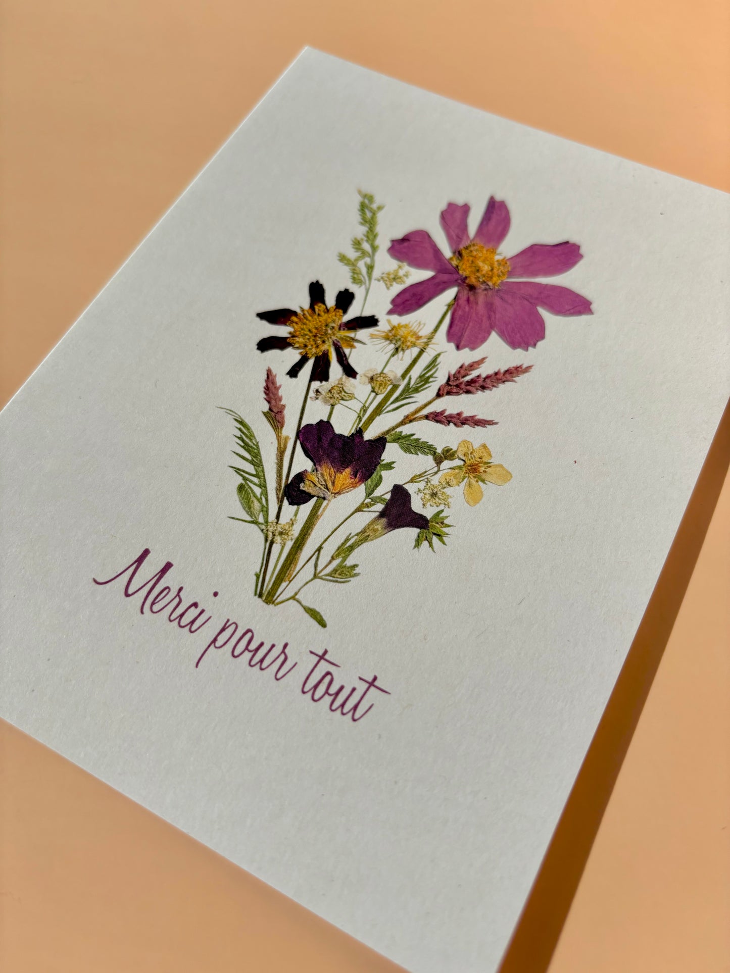 Greeting Card - Merci pour tout